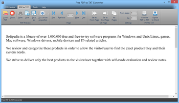 Free PDF to TXT Converter screenshot 2
