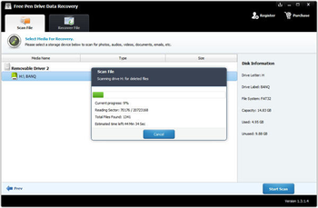 Free Pen Drive Data Recovery screenshot 4