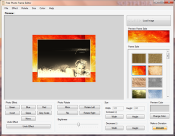 Free Photo Frame Editor screenshot