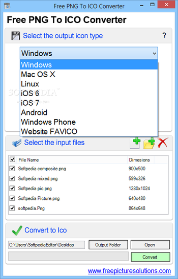 Free PNG to ICO Converter screenshot 2
