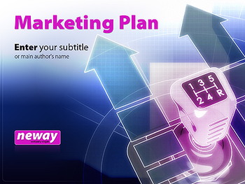 Free PowerPoint Template Marketing Plan Presentation screenshot