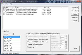 Free PowerPoint/PPT to Image Jpg/Jpeg Bmp Tiff Png Converter screenshot 2