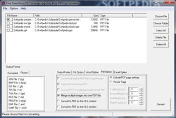 Free PowerPoint/PPT to Image Jpg/Jpeg Bmp Tiff Png Converter screenshot 3