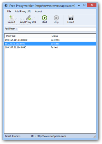 Free Proxy Verifier screenshot