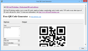 Free QR Code Generator screenshot