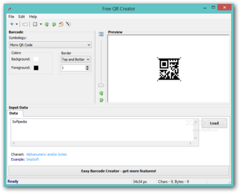 Free QR Creator Portable screenshot