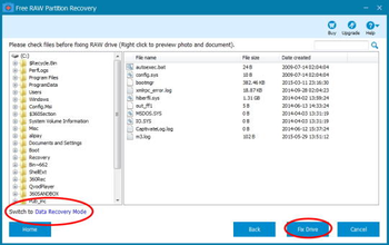 Free RAW Partition Recovery screenshot 3