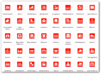 Free Red Button Icons screenshot