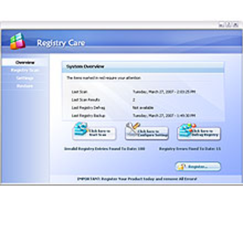 Free Registry Care screenshot