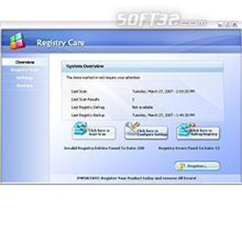 Free Registry Care screenshot 2