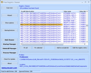 Free Registry Cleaner screenshot 6