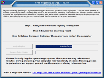 Free Registry Defrag screenshot