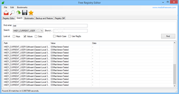 Free Registry Editor screenshot 2