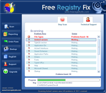 Free Registry Fix screenshot