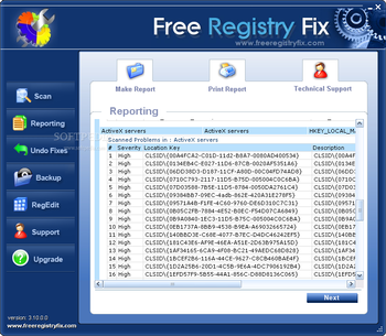 Free Registry Fix screenshot 2