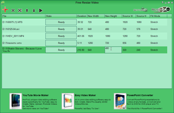 Free Resize Video screenshot