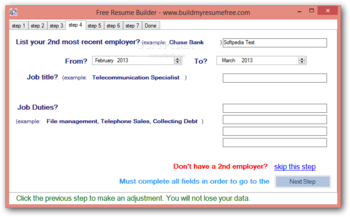 Free Resume Builder screenshot 4