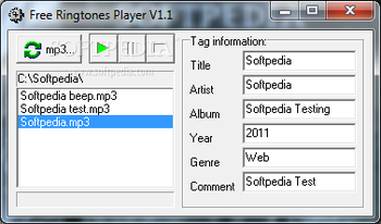 Free Ringtones Player screenshot
