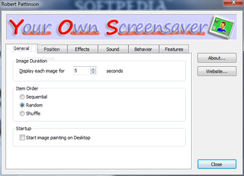 Free Robert Pattinson Screensaver screenshot 2