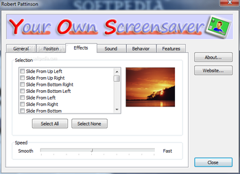 Free Robert Pattinson Screensaver screenshot 4