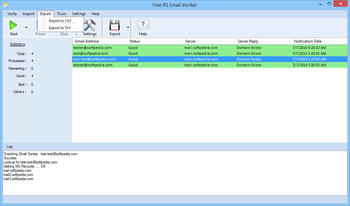 Free RS Email Verifier screenshot 4