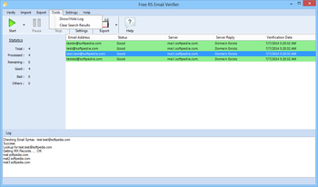 Free RS Email Verifier screenshot 5