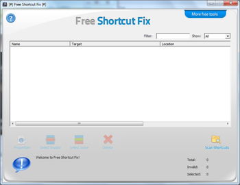 Free Shortcut Fix screenshot