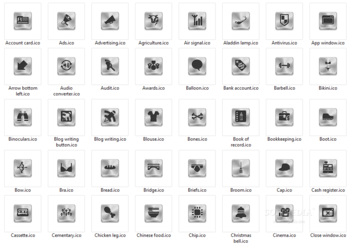 Free Silver Button Icons screenshot