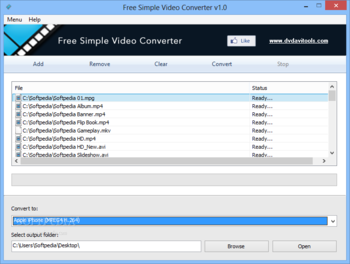 Free Simple Video Converter screenshot