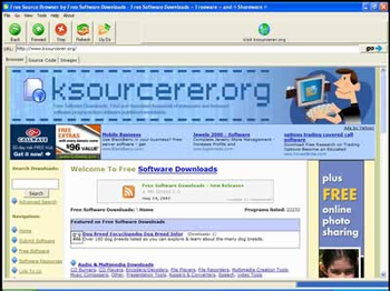 Free Source Code Browser screenshot