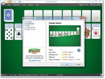 Free Spider Solitaire screenshot 2