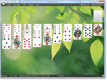 Free Spider Solitaire screenshot 6