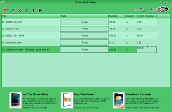 Free Split Video screenshot