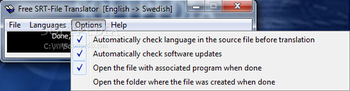 Free SRT-File Translator screenshot 2