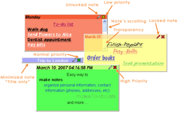 Free Sticky Notes screenshot