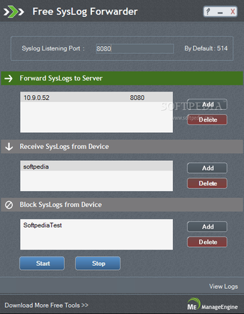 Free Syslog Forwarder screenshot