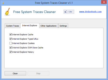 Free System Traces Cleaner screenshot 2