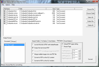 Free Text to Pdf Converter&Creator screenshot 2