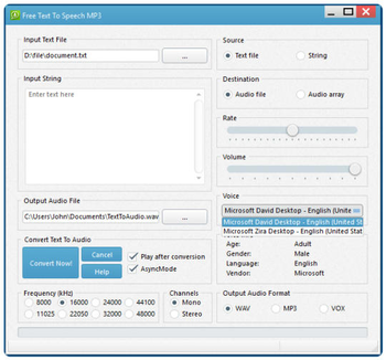 Free Text To Speech MP3 screenshot