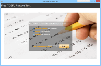 Free TOEFL Practice Test screenshot