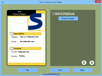 Free Trading Card Maker screenshot 2