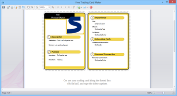 Free Trading Card Maker screenshot 8