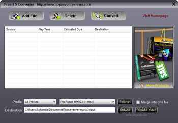 Free TS Converter screenshot