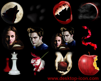 Free Twilight Desktop Icons screenshot