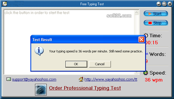 Free Typing Test screenshot 2