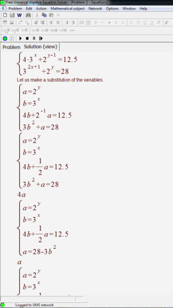 Free Universal Algebra Equation Solver screenshot 6