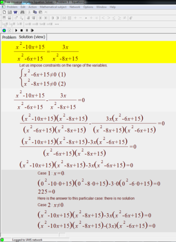 Free Universal Algebra Equation Solver screenshot 9