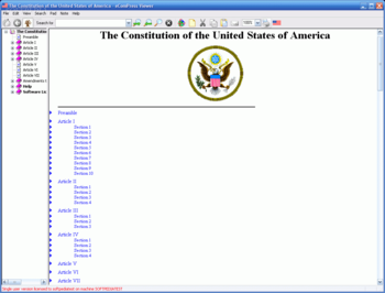Free US Constitution screenshot