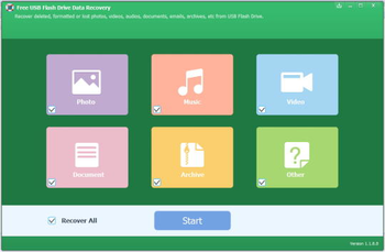 Free USB Flash Drive Data Recovery screenshot