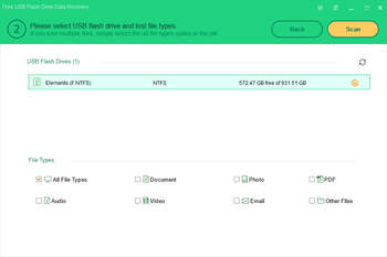 Free USB Flash Drive Data Recovery screenshot 2
